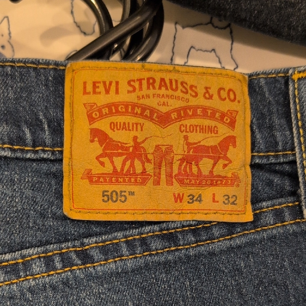 Levi's Classic Straight Blue Jeans